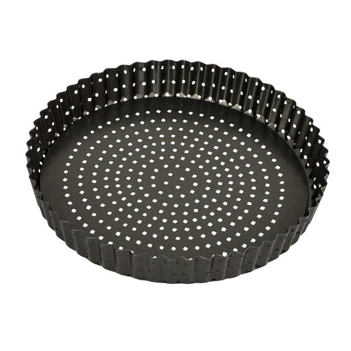 Bakemaster Perfect Crust Loose Base Quiche Pan, 25Ø X 3.5Cm - Non-Stick 40103 1