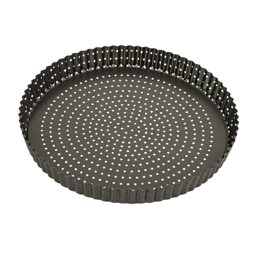 Bakemaster Perfect Crust Loose Base Quiche Pan, 30Ø X 3.5Cm - Non-Stick 40104 1