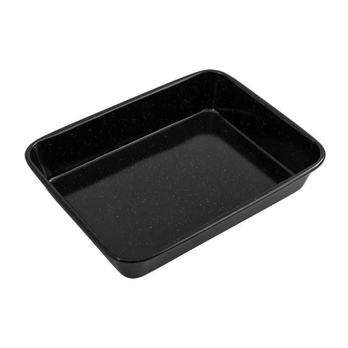 Bakemaster Professional Vitreous Enamel Roasting Pan, 28 X 21.5 X 5Cm - Non-Stick 1
