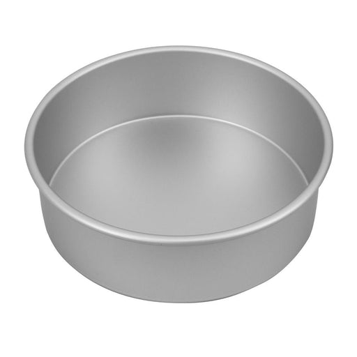 Bakemaster Silver Anodised Round Cake Pan, 22.5 X 7.5Cm 40205 1