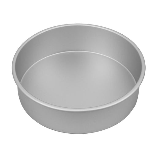 Bakemaster Silver Anodised Round Cake Pan, 25 X 7.5Cm 40206 1