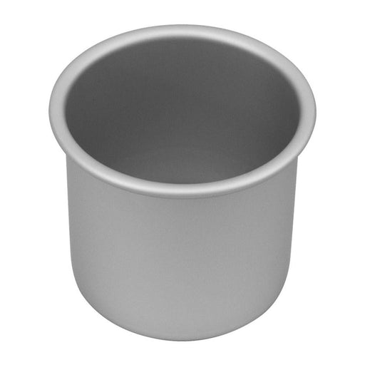 Bakemaster Silver Anodised Round Deep Cake Pan, 10 X 10Cm 40211 1