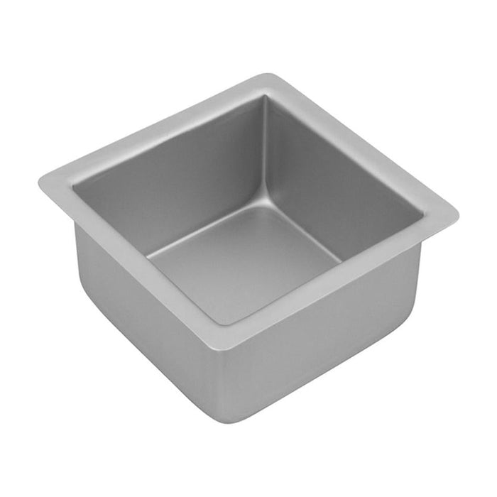 Bakemaster Silver Anodised Square Cake Pan, 12.5 X 7.5Cm 40223 1