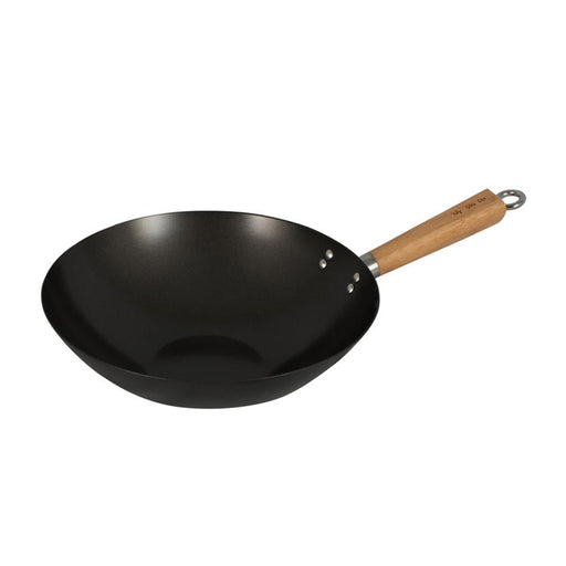 Avanti Non-Stick Wok - 30Cm - Carbon Steel/Bamboo Handle 40572 1