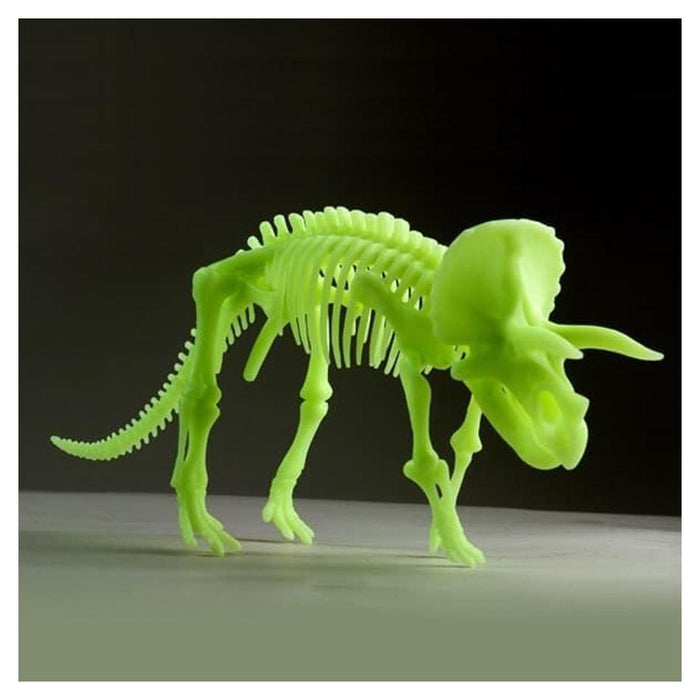 Edu Toys - Glow in the Dark Triceratops Skeleton (22cm x 10cm) 44049