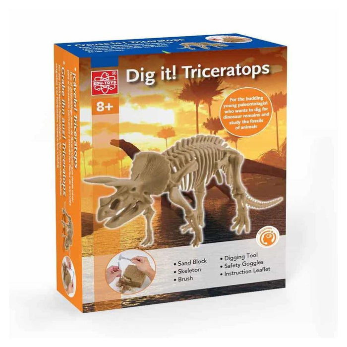 Holdson Edu Toys - Dig It! Triceratops 44100