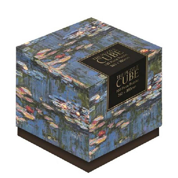 100PC Cube Jigsaw Monet Waterlilies