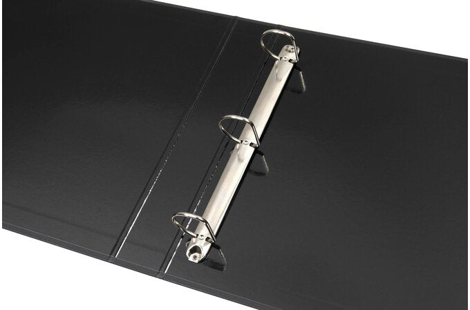 Marbig ring binder deluxe a3 l/scape 38mm 3d pvc black