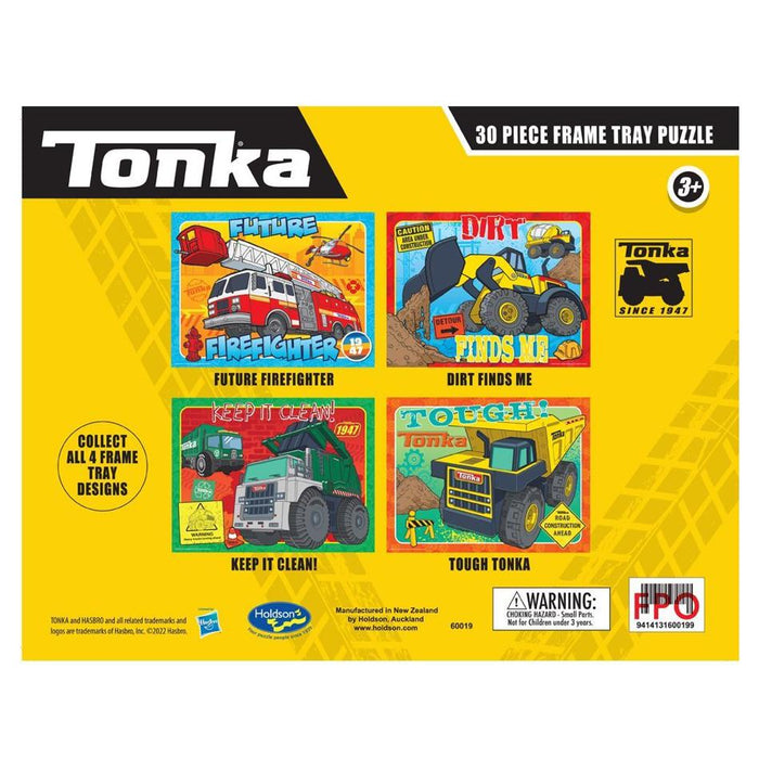Holdson Puzzle - Set of Four Tonka, 30pc Frame Tray Series 60019