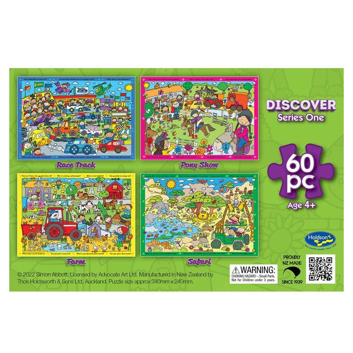 Holdson Puzzle - Discover 60pc (Race Track) 73087