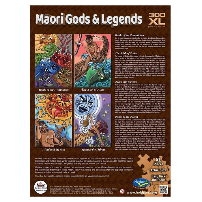 Holdson Puzzle - Māori Gods & Legends, 300pc XL (Rona & the Moon)