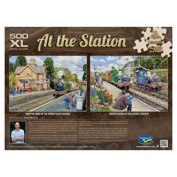 Puzzle - At The Station 500pc XL (Hampton Loade On The Severn Valley Railway)