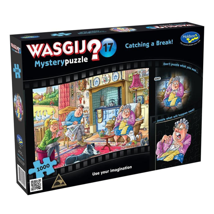 Holdson Puzzle - Wasgij Mystery 17 1000pc (Catching A Break!) 77239