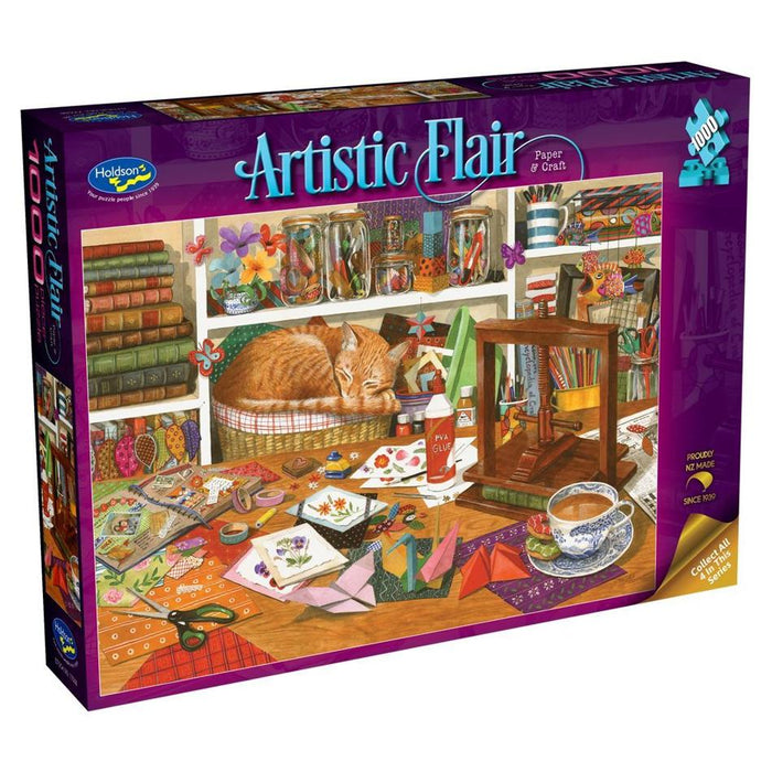 Holdson Puzzle - Artistic Flair, 1000pc (Paper & Craft) 77508