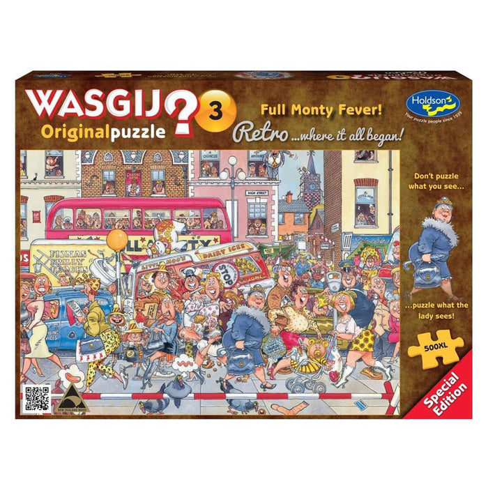 Holdson Puzzle - Wasgij Retro Original 3, 500XL pc (Full Monty Fever!)