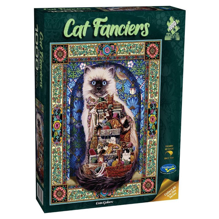 Holdson Puzzle - Cat Fanciers, 1000pc (Cats Galore) 77539