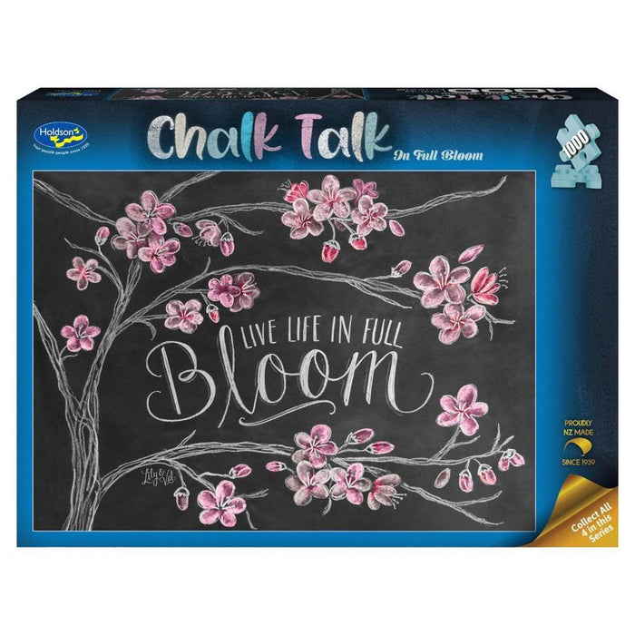 Holdson Puzzle - Chalk Talk, 1000pc (In Full Bloom) 77622