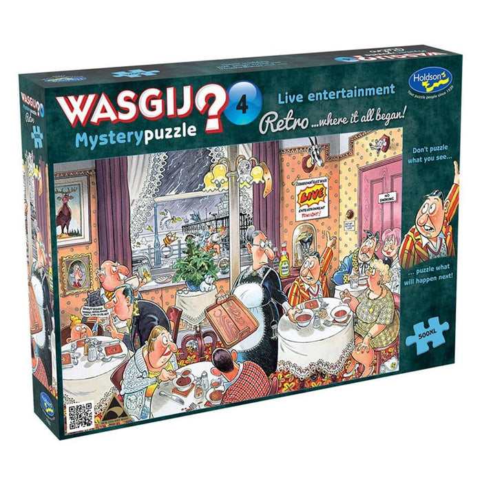 Holdson Puzzle - Wasgij Retro Mystery 4, 500XL pc (Live Entertainment)