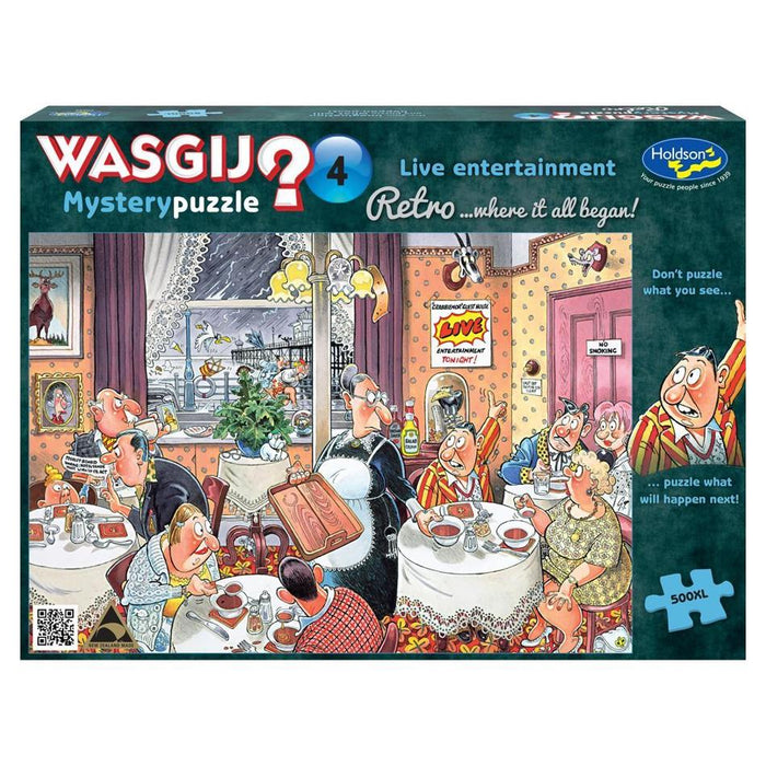 Holdson Puzzle - Wasgij Retro Mystery 4, 500XL pc (Live Entertainment)