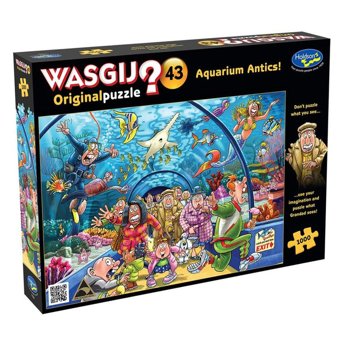 Holdson Puzzle - Wasgij Original 43, 1000pc (Aquarium Antics) 77634