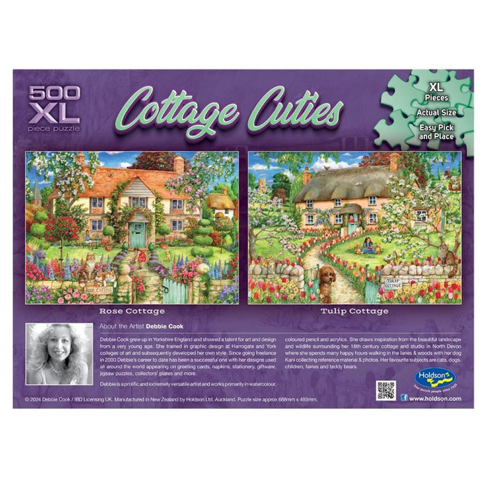 Holdson Puzzle - Cottage Cuties 500pc XL (Tulip Cottage) 77719