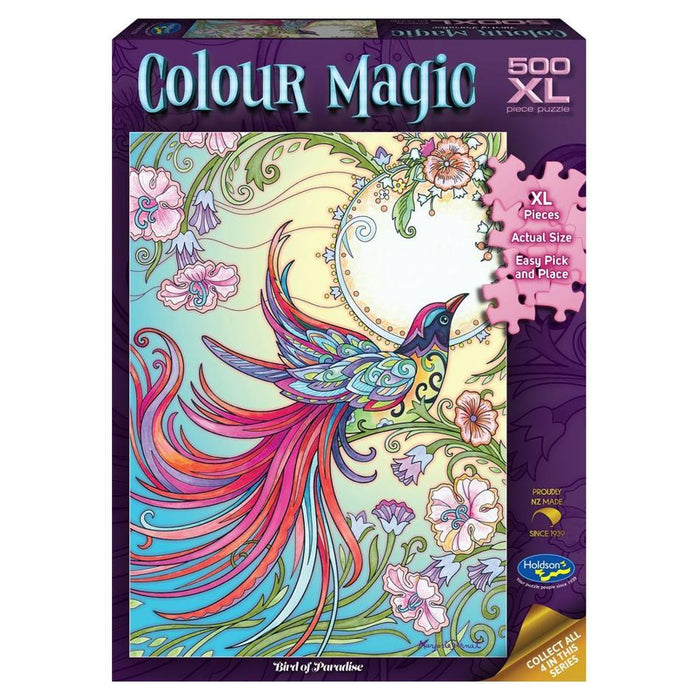 Holdson Puzzle - Colour Magic 500pc XL (Bird of Paradise) 77753