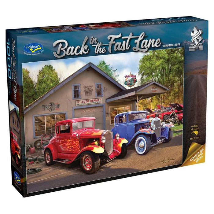 Holdson Puzzle - Back in the Fast Lane, 1000pc (Roadside Rods) 77790