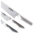 Global Classic 3 Piece Knife Set With Fluted Cooks Knife 79630 2