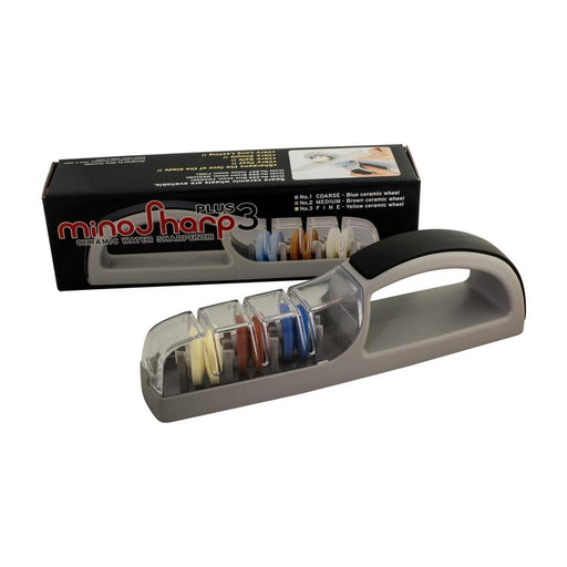 Global Minosharp 3 Stage Ceramic Water Sharpener 79726 2