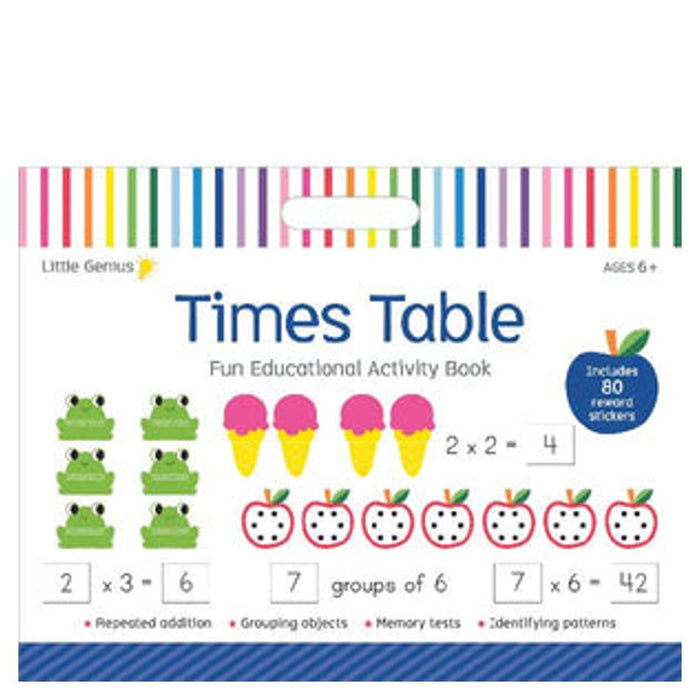 Little Genius Times Table Mega Pad  6+ YRS