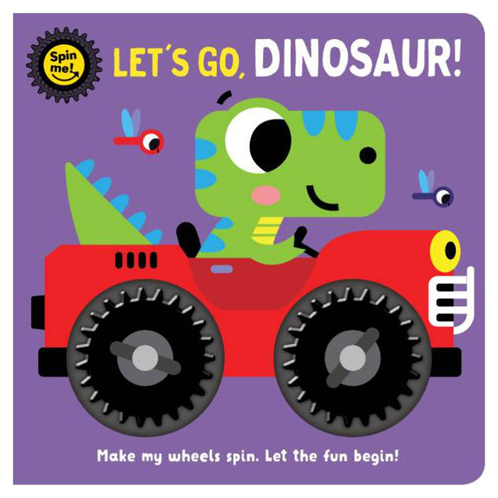 Spin Me Lets Go Dinosaur Board Book