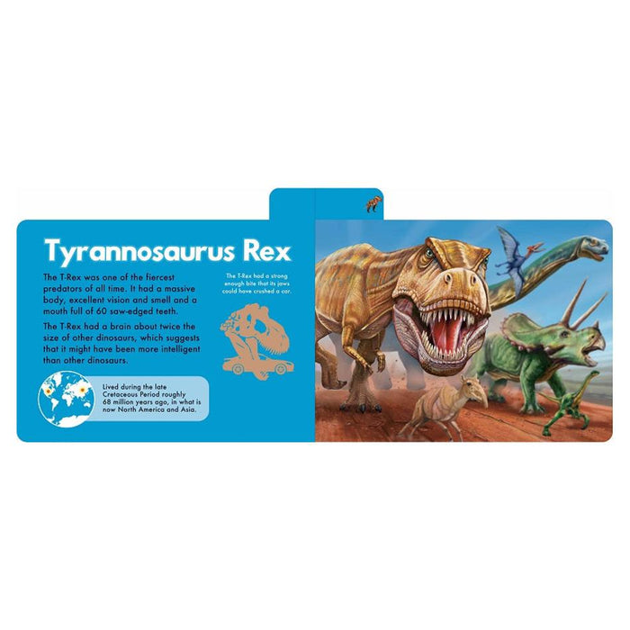 Dinosaurs of the World Chunky Tabbed board