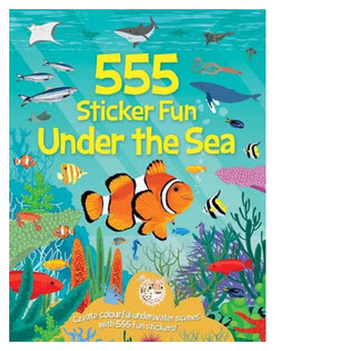 555 Sticker Fun Under The Sea