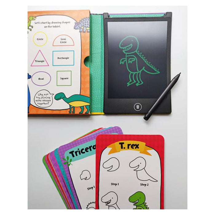 Dinosaur Draw & Write Flashcarads LCD Tablet