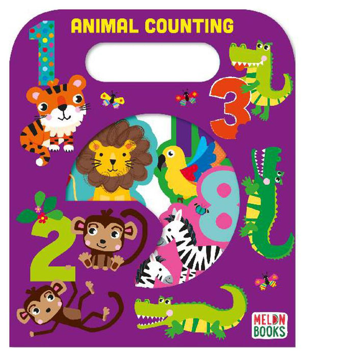 Animal Counting Die Cut Board
