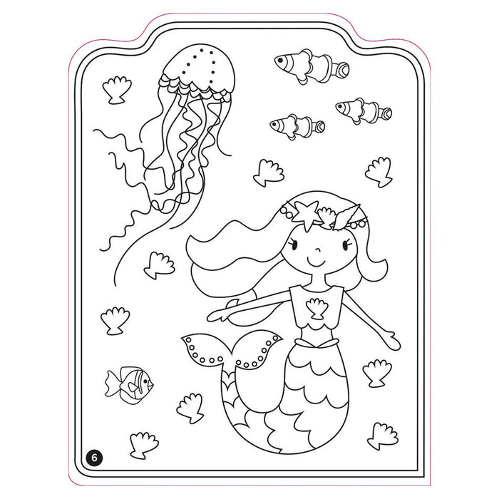 My Favourite  Mermaid Colouring