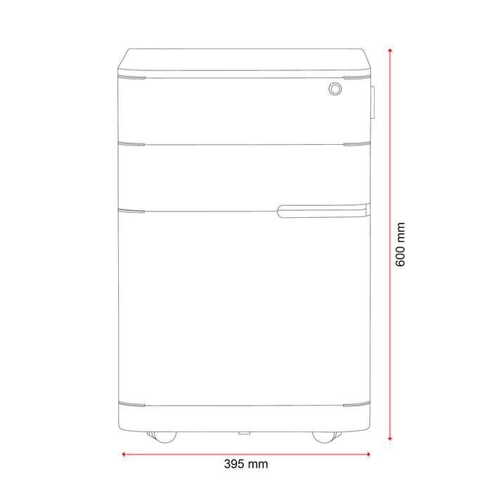 Buro MyWorkSpace Mobile Pedestal