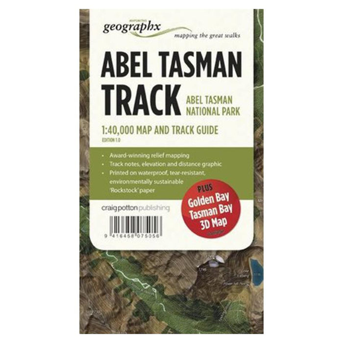 Abel Tasman Track FOLDED Map - Geographx_1