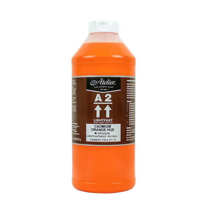 Acme A2 Acrylic Paint 1L Cadmium Orange Hue 177925_AM_1
