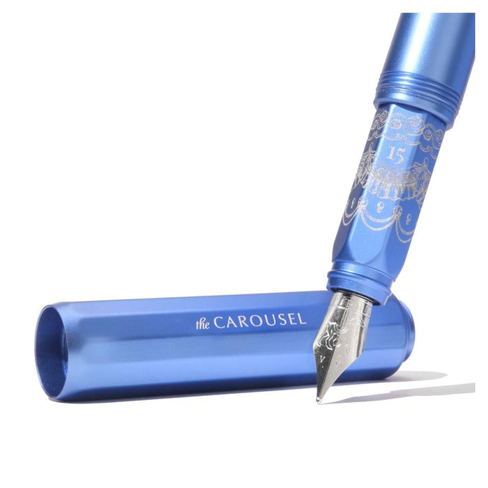 Acme Aluminum Carousel Fountain Pen Blue Revelry Fine 1001796_2