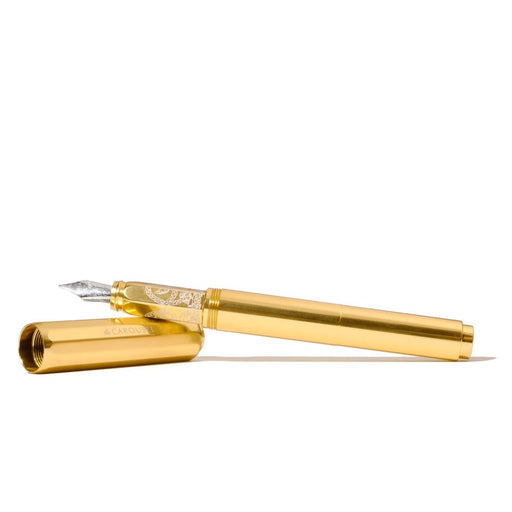 Acme Aluminum Carousel Fountain Pen Gold Tress Medium 1000078_1