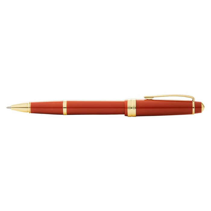 Acme Bailey Light Amber Resin Gold Rollerball Pen 1001443_1