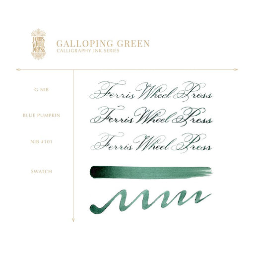 Acme Calligraphy Ink 28ml Galloping Green 1002568_2