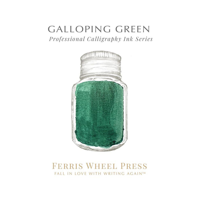Acme Calligraphy Ink 28ml Galloping Green 1002568_5