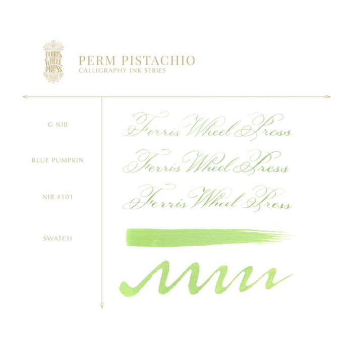 Acme Calligraphy Ink 28ml - Perm Pistachio Green 1002003_2