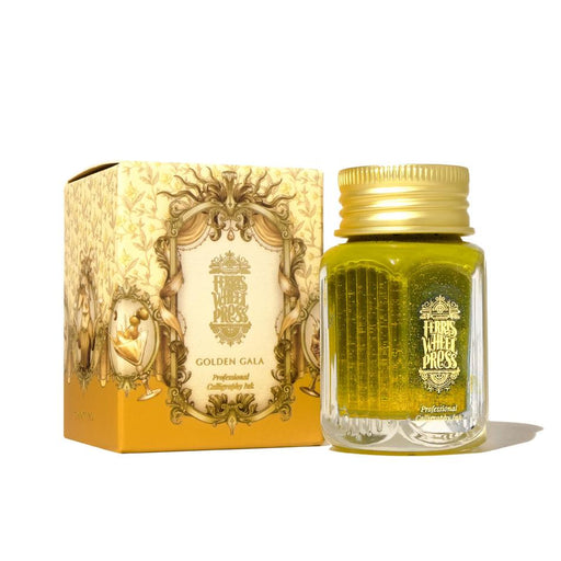 Acme Calligraphy Ink Golden Gala 28ml - Sparkling Gold_1
