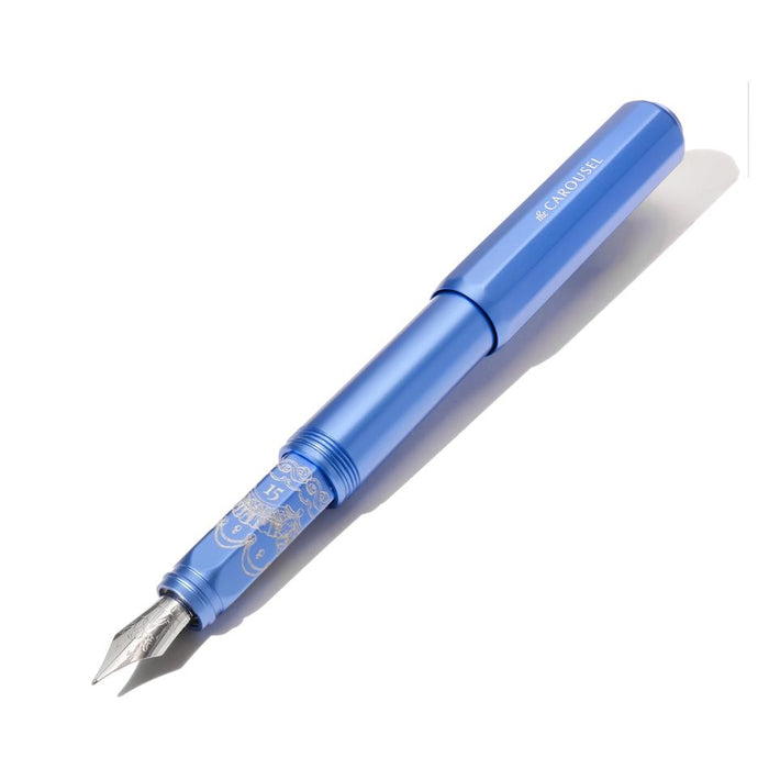 Acme Carousel Fountain Pen Aluminum Blue Medium 1001797_3