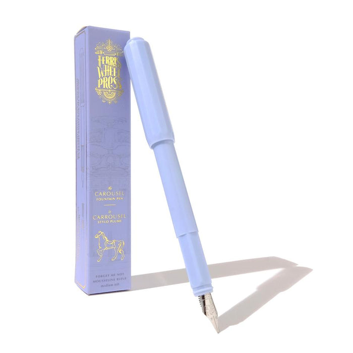 Acme Carousel Fountain Pen Medium Nib Forget Me Not 1000104_1