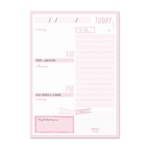 Acme Carpe Diem Daily Planner Pad Ballerina Pink 100 Sheets_1