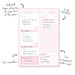 Acme Carpe Diem Daily Planner Pad Ballerina Pink 100 Sheets_3